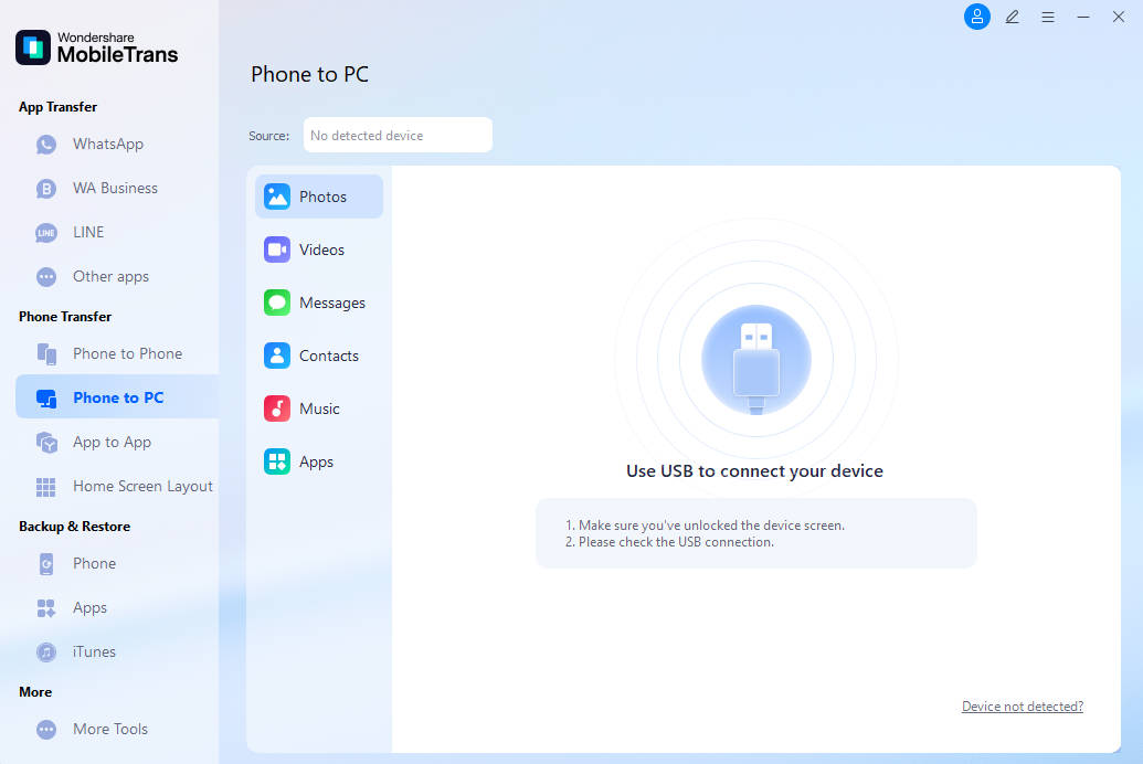 import to phone