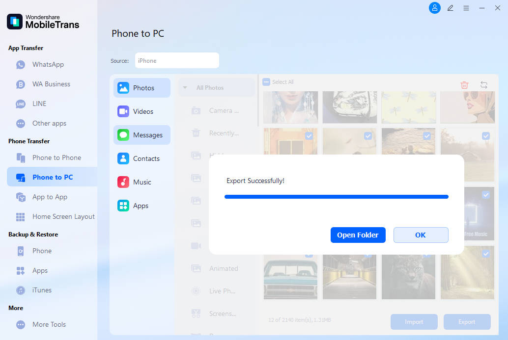 files export to computer