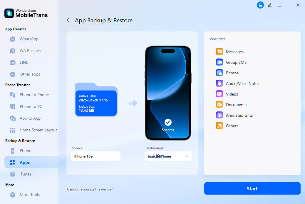 restore viber