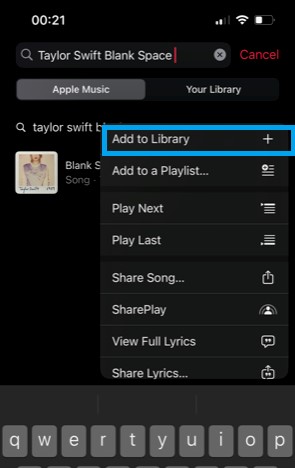 how to copy music on iphone from apple music
