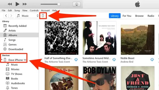 how do you download music on iphone via itunes