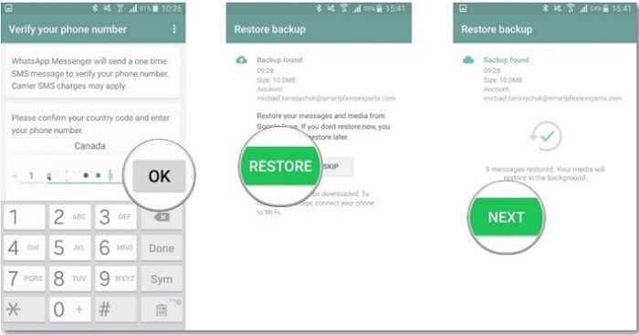how to recover deleted whatsapp messages of one contact