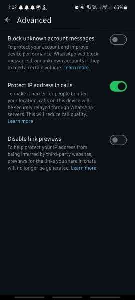 protect ip address during calls
