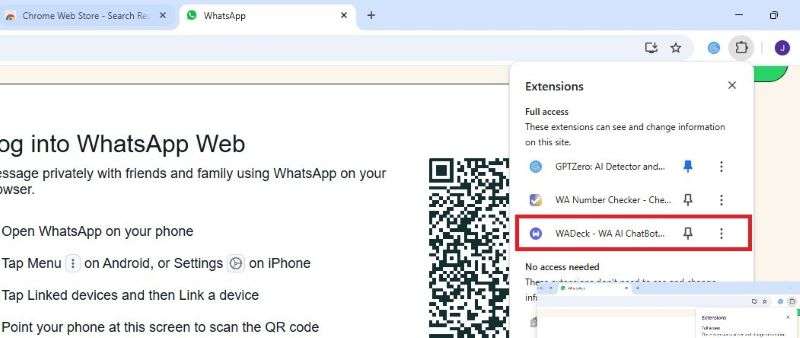 check fake whatsapp last seen with wadeck