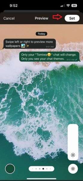 chat wallpaper for one person iphone