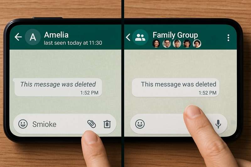understanding whatsapp recall feature