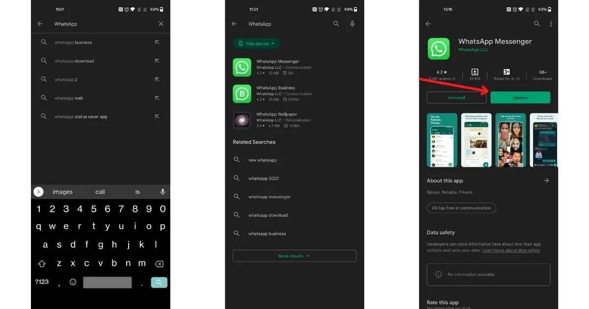 regularly update whatsapp