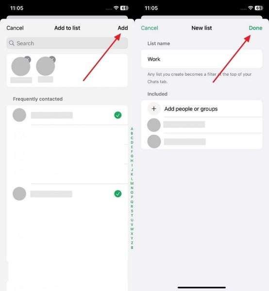 tap add and done using iphone