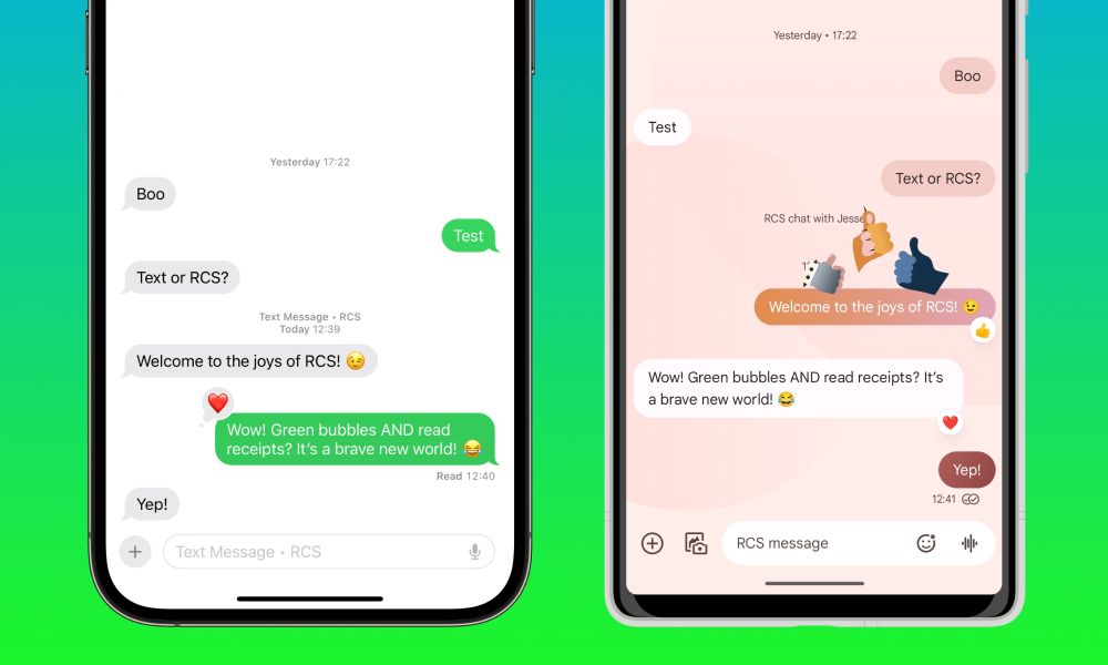 use rcs in ios